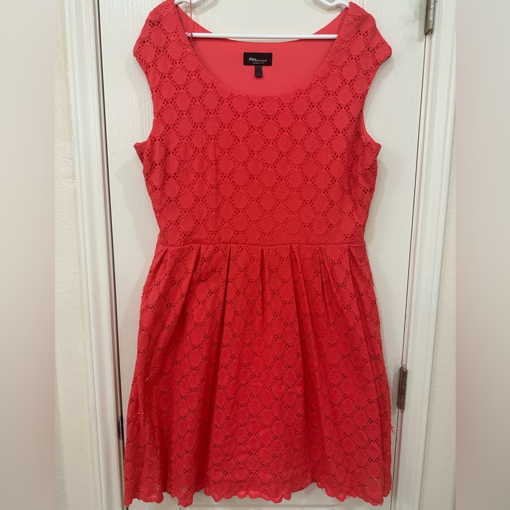 RN studio by Ronnie Nicole, Size 16, pink dress